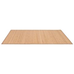 vidaXL paklājs, 160x230 cm, brūns bambuss cena un informācija | Paklāji | 220.lv