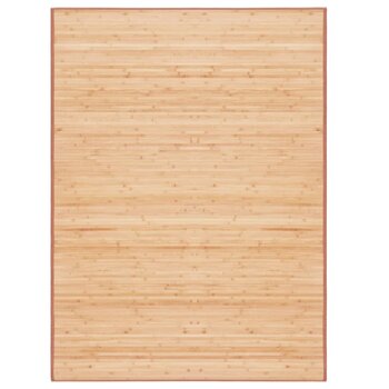 vidaXL paklājs, 160x230 cm, brūns bambuss cena un informācija | Paklāji | 220.lv