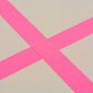 vidaXL piepūšams vingrošanas paklājs ar pumpi, 300x100x10 cm, rozā PVC цена и информация | Piepūšamie matrači un mēbeles | 220.lv
