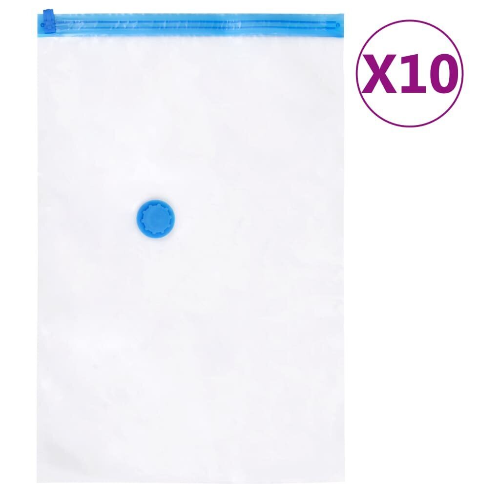 vidaXL vakuuma maisi apģērba glabāšanai, 3 izmēri, 20 gab. cena un informācija | Pakaramie un apģērbu maisi | 220.lv