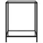 vidaXL konsoles galdiņš, 60x35x75 cm, rūdīts stikls, caurspīdīgs cena un informācija | Žurnālgaldiņi | 220.lv