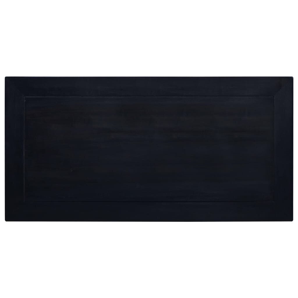 vidaXL kafijas galdiņš, gaiši melns, 100x50x30 cm, masīvs sarkankoks цена и информация | Žurnālgaldiņi | 220.lv