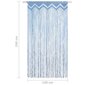 vidaXL aizkars mezglošanas tehnikā, 140x240 cm, zila kokvilna цена и информация | Aizkari | 220.lv