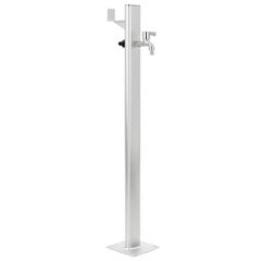 vidaXL dārza hidrants, alumīnijs, 95 cm цена и информация | Оборудование для полива | 220.lv