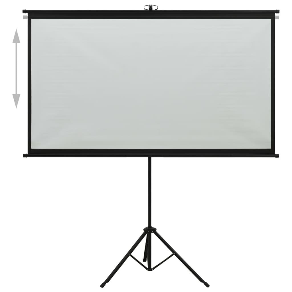 vidaXL projekcijas ekrāns ar statīvu, 100", 16:9 cena un informācija | Ekrāni projektoriem | 220.lv