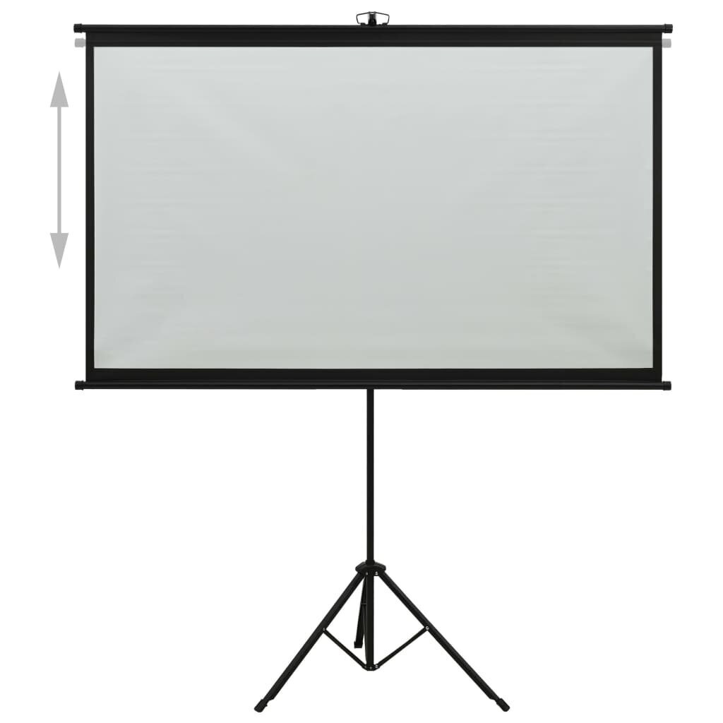 vidaXL projekcijas ekrāns ar statīvu, 50", 16:9 cena un informācija | Ekrāni projektoriem | 220.lv