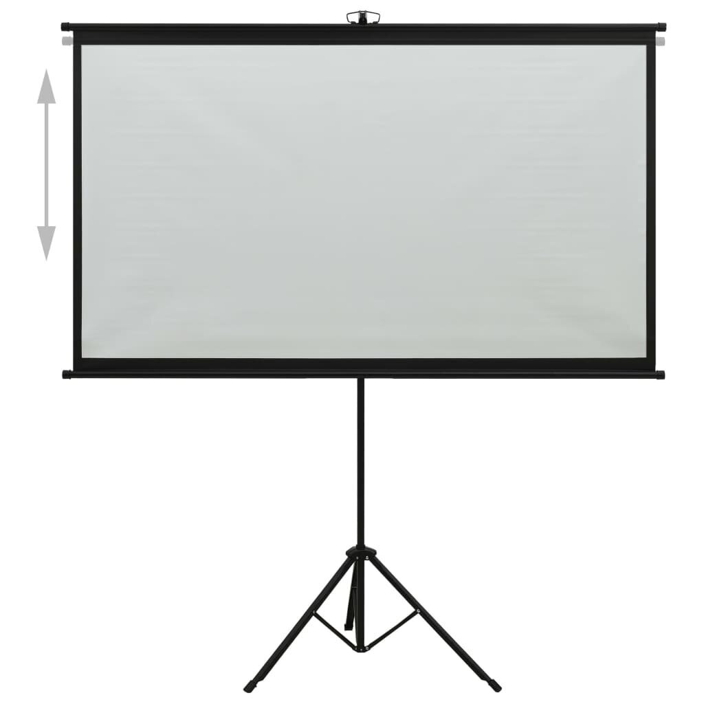 vidaXL projekcijas ekrāns ar statīvu, 72", 4:3 цена и информация | Ekrāni projektoriem | 220.lv