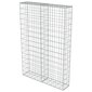 vidaXL gabions ar vāku, cinkots tērauds, 100x20x150 cm цена и информация | Žogi un piederumi | 220.lv