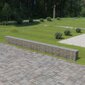 vidaXL gabions ar vāku, cinkots tērauds, 600x30x50 cm цена и информация | Žogi un piederumi | 220.lv