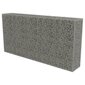 vidaXL gabions ar vāku, cinkots tērauds, 300x50x150 cm cena un informācija | Žogi un piederumi | 220.lv