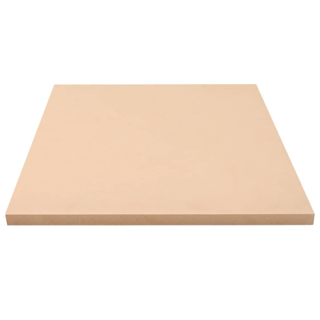 vidaXL MDF plāksnes, 4 gab., kvadrāta, 60x60 cm, 25 mm cena un informācija | Citi piederumi mēbelēm | 220.lv