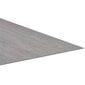 vidaXL grīdas flīzes, pašlīmējošas, 5,11 m², PVC, pelēks punktojums cena un informācija | Āra grīdas segumi | 220.lv