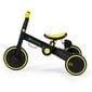 Trīsritenis 3in1 Kinderkraft 4TRIKE, melns цена и информация | Trīsriteņi | 220.lv