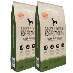 vidaXL suņu barība, Maxi Adult Essence Beef & Chicken, 2 gab., 30 kg цена и информация |  Сухой корм для собак | 220.lv