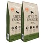 vidaXL suņu sausā barība, Adult Essence Beef, 2 gab., 30 kg цена и информация | Sausā barība suņiem | 220.lv