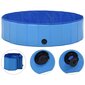 vidaXL suņu baseins, salokāms, zils, 120x30 cm, PVC цена и информация | Kopšanas līdzekļi dzīvniekiem | 220.lv