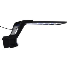 vidaXL akvārija LED lampa ar stiprinājumu, 25-45 cm, zila un balta cena un informācija | Akvāriji un aprīkojums | 220.lv