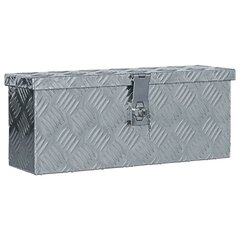 vidaXL kaste, 48,5x14x20 cm, alumīnijs, sudraba krāsā cena un informācija | Instrumentu kastes | 220.lv