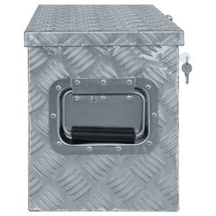 vidaXL kaste, 80x30x35 cm, alumīnijs, sudraba krāsā цена и информация | Ящики для инструментов, держатели | 220.lv