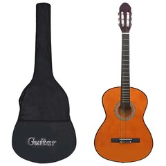vidaXL klasiskā ģitāra iesācējiem ar somu, 4/4, 39" цена и информация | Гитары | 220.lv