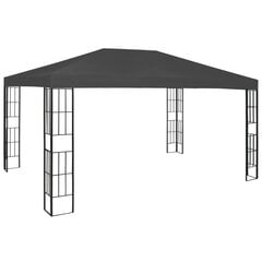 vidaXL dārza nojume, 3x4 m, antracītpelēka цена и информация | Беседки, навесы, тенты | 220.lv