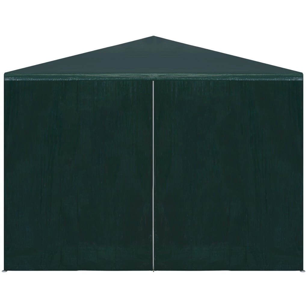 vidaXL svinību telts, zaļa, 3x3 m cena un informācija | Dārza nojumes un lapenes | 220.lv