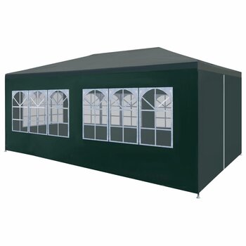 Праздничная палатка, 3 х 6 м, зеленая цена и информация | Беседки, навесы, тенты | 220.lv