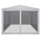vidaXL svinību telts ar 4 sieta sienām, 3x3 m цена и информация | Dārza nojumes un lapenes | 220.lv