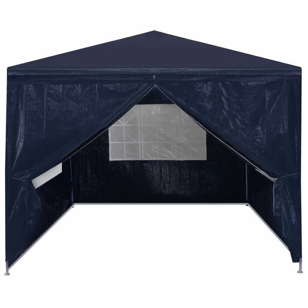 vidaXL svinību telts, zila, 3x3 m cena un informācija | Dārza nojumes un lapenes | 220.lv