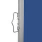 vidaXL izvelkama sānu markīze, zila, 600x160 cm cena un informācija | Saulessargi, markīzes un statīvi | 220.lv