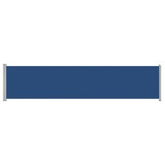 vidaXL izvelkama sānu markīze, zila, 140x600 cm cena un informācija | Saulessargi, markīzes un statīvi | 220.lv