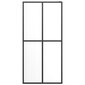 vidaXL dušas siena, rūdīts stikls, 80x195 cm цена и информация | Dušas durvis, dušas sienas | 220.lv