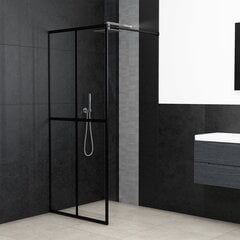 vidaXL dušas siena, rūdīts stikls, 80x195 cm cena un informācija | Dušas durvis, dušas sienas | 220.lv