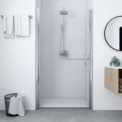 vidaXL dušas durvis, rūdīts stikls, 91x195 cm cena un informācija | Dušas durvis, dušas sienas | 220.lv