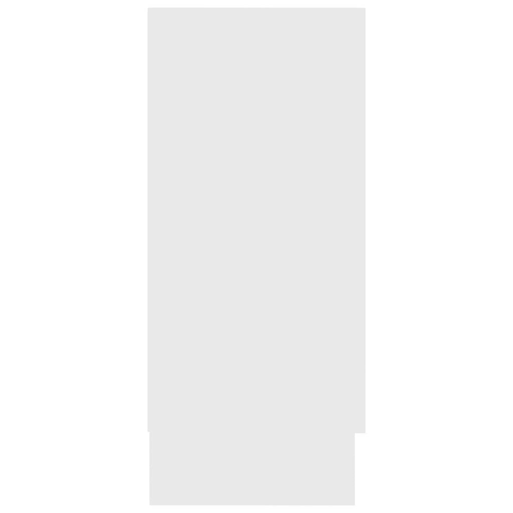vidaXL kumode, balta, 120x30,5x70 cm, kokskaidu plātne cena un informācija | Skapīši viesistabai | 220.lv