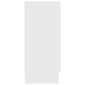 vidaXL kumode, balta, 120x30,5x70 cm, kokskaidu plātne цена и информация | Skapīši viesistabai | 220.lv