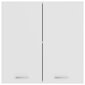 vidaXL piekarams skapītis, balts, 60x31x60 cm, skaidu plāksne cena un informācija | Virtuves skapīši | 220.lv