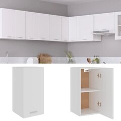 vidaXL virtuves skapītis, balts, 29,5x31x60 cm, skaidu plāksne cena un informācija | Virtuves skapīši | 220.lv