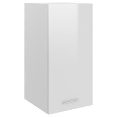 vidaXL virtuves skapītis, spīdīgi balts, 29,5x31x60 cm, skaidu plāksne cena un informācija | Virtuves skapīši | 220.lv