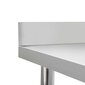 vidaXL virtuves darba galds, 120x60x93 cm, nerūsējošs tērauds cena un informācija | Virtuves furnitūra | 220.lv