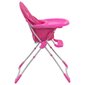 vidaXL bērnu barošanas krēsls, rozā ar baltu цена и информация | Barošanas krēsli | 220.lv