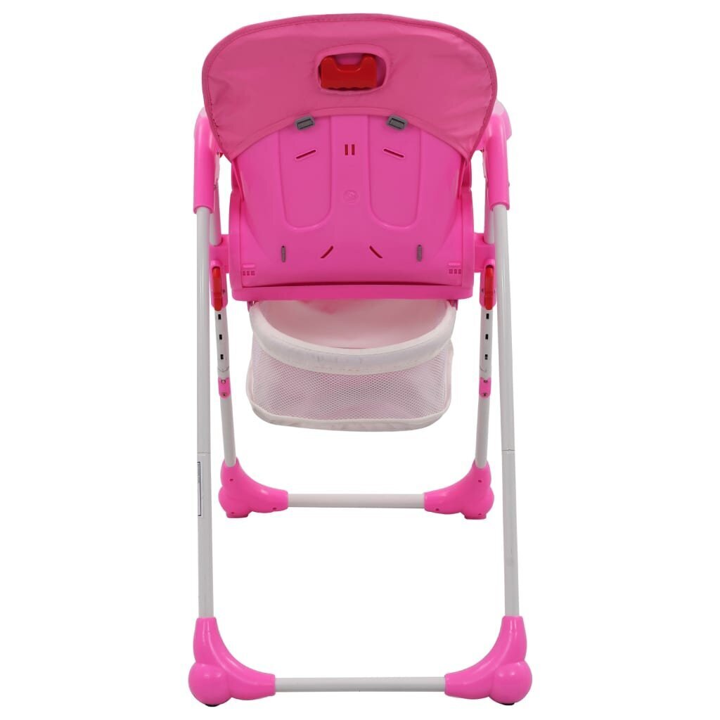 vidaXL bērnu barošanas krēsls, rozā ar pelēku cena un informācija | Barošanas krēsli | 220.lv