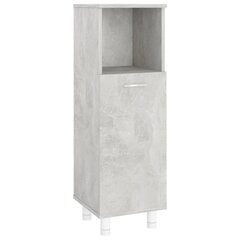 Шкафчик для ванной комнаты, 30x30x95 см, серый цена и информация | Шкафчики для ванной | 220.lv