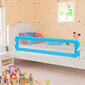 vidaXL bērnu gultas aizsargbarjera, zila, 180x42 cm, poliesters цена и информация | Bērnu drošības preces | 220.lv