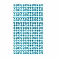 Декоративные клейкие кристаллы, 6 мм, 260 шт. цена и информация | Аппликации, декорации, наклейки | 220.lv