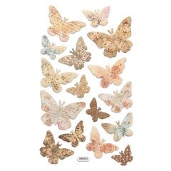 Наклейки из пены Бабочки, 16 шт. цена и информация | Аппликации, декорации, наклейки | 220.lv