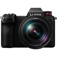 Panasonic Lumix DC-S1 + LUMIX S 24-105mm F4 MACRO O.I.S. (S-R24105) (Black) цена и информация | Цифровые фотоаппараты | 220.lv