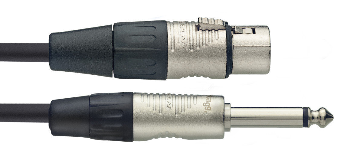 Stagg Rean, XLR/Aux 6.35 mm, 3 m cena un informācija | Kabeļi un vadi | 220.lv