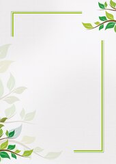 Декоративная бумага Green, A4, 25 шт цена и информация | Тетради и бумажные товары | 220.lv