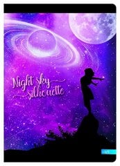 Klade Night Sky, A5, 96 lapas cena un informācija | Burtnīcas un papīra preces | 220.lv